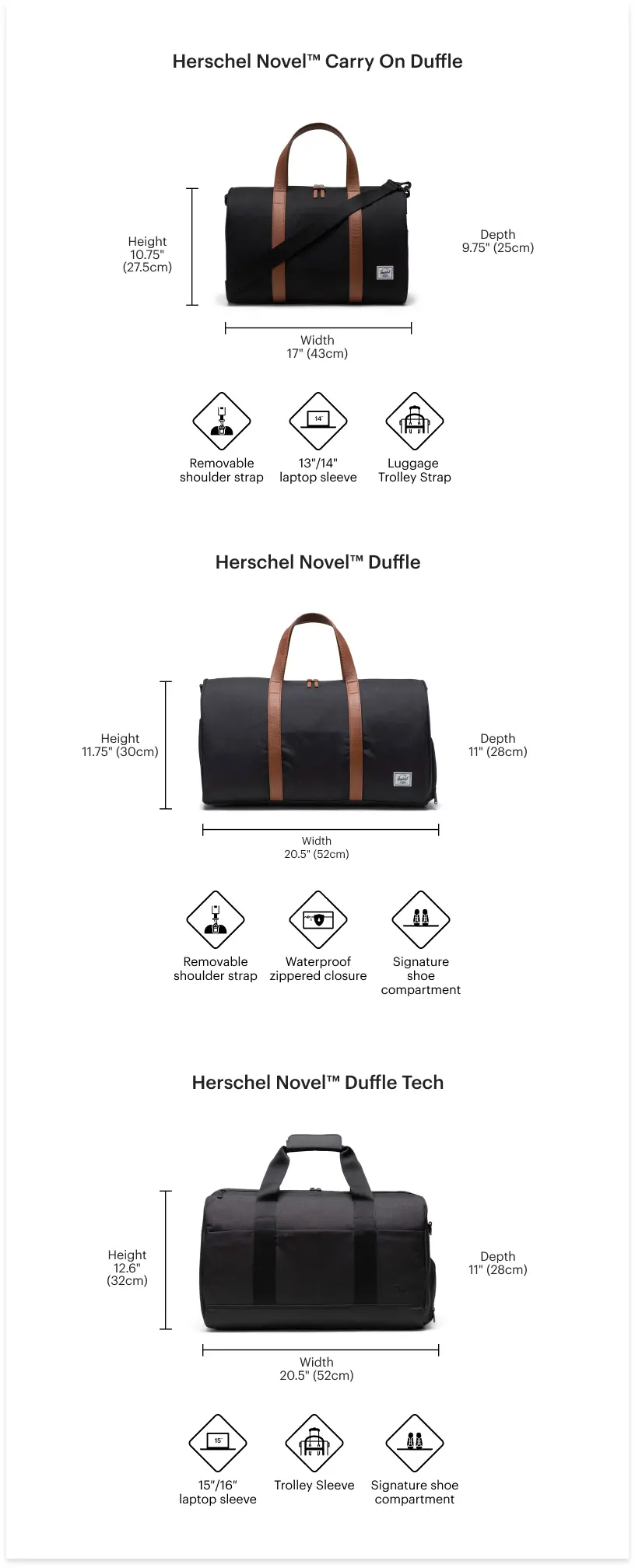 Herschel sale travel bag