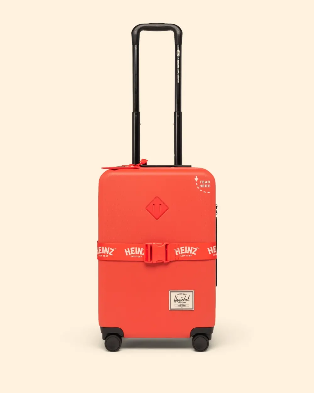 An image of the Heinz® x Herschel Supply Heritage Hardshell Medium in Heinz® Red.
