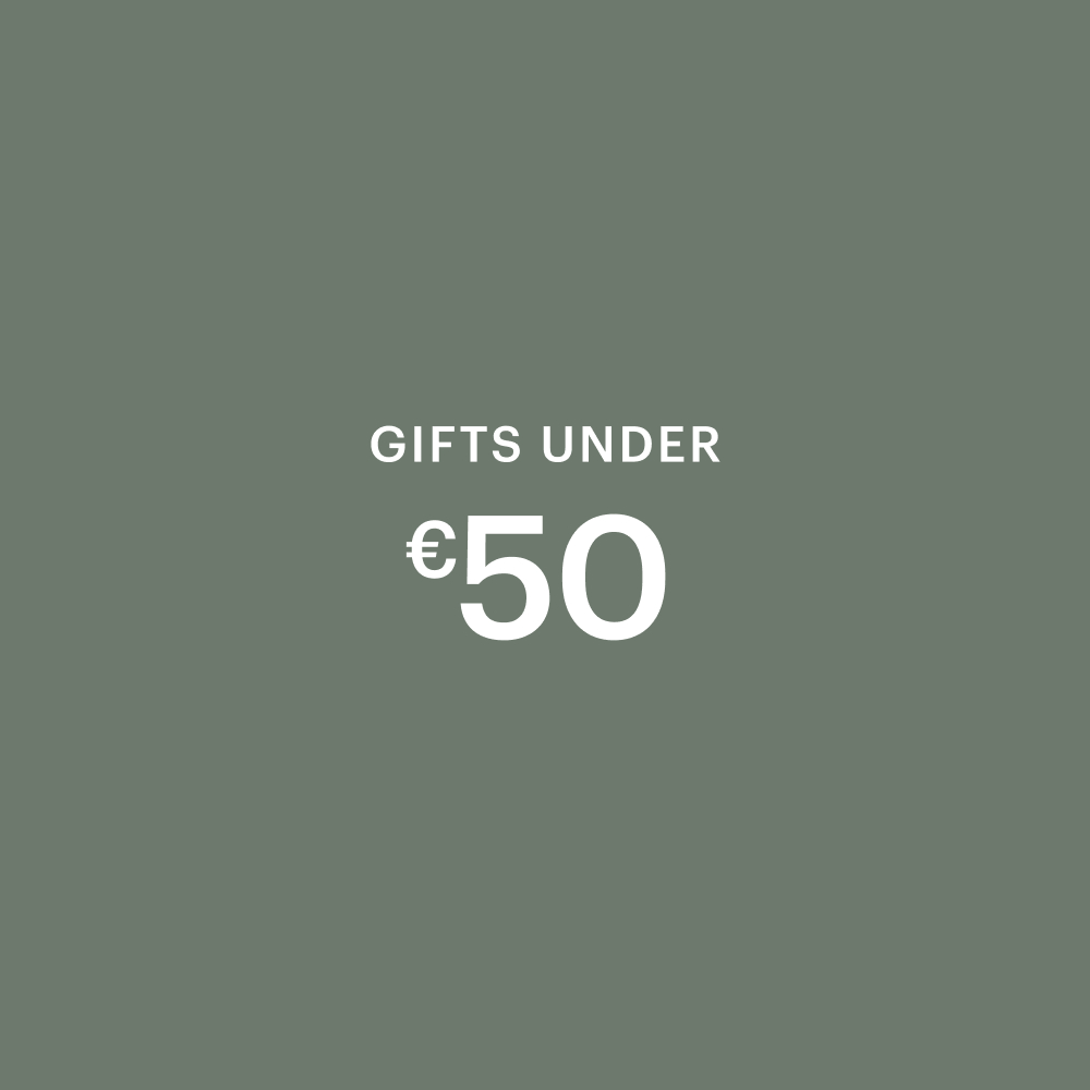A green square with the text Gifts Under $50 in white