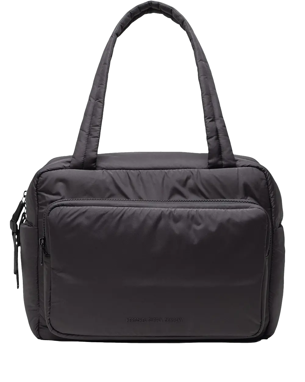 A product shot of the Herschel Supply Cloudform Duffle in Metal