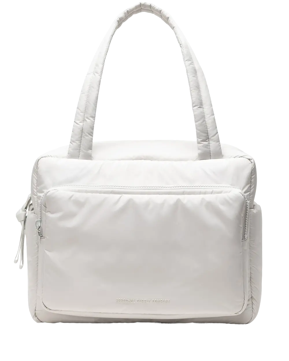 A product shot of the Herschel Supply Cloudform Duffle in Metal