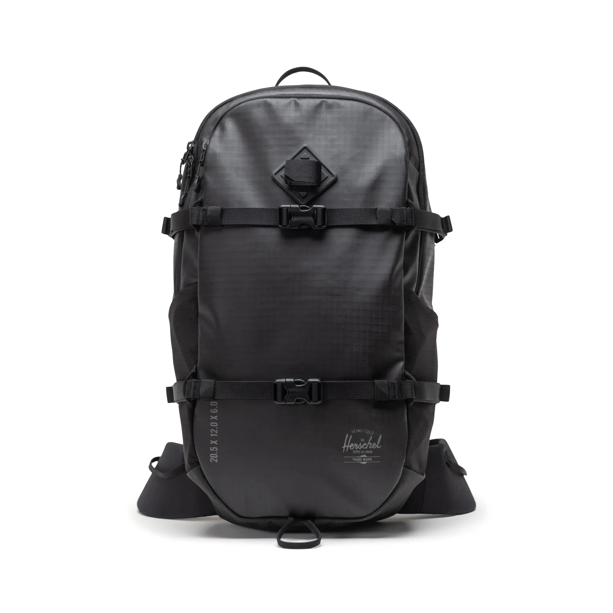 Image of a Herschel All Season Backpack 29L in black.