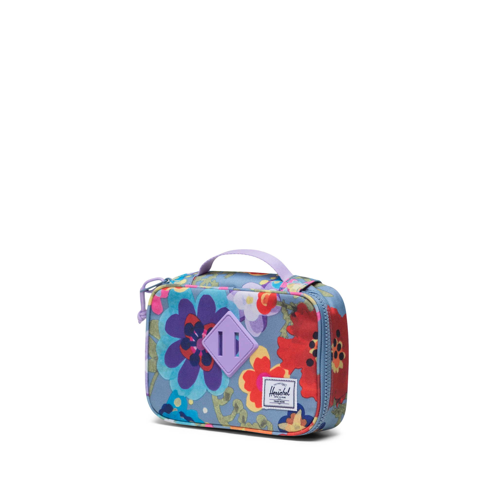 Pop Quiz Lunch Box Little Herschel In Paper Flowers Faded Denim