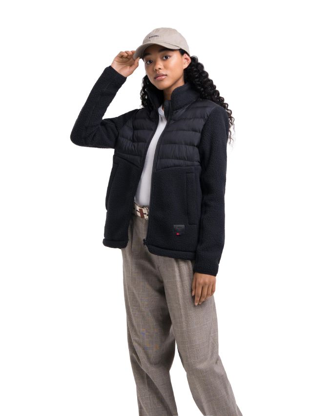 sherpa full zip jacket