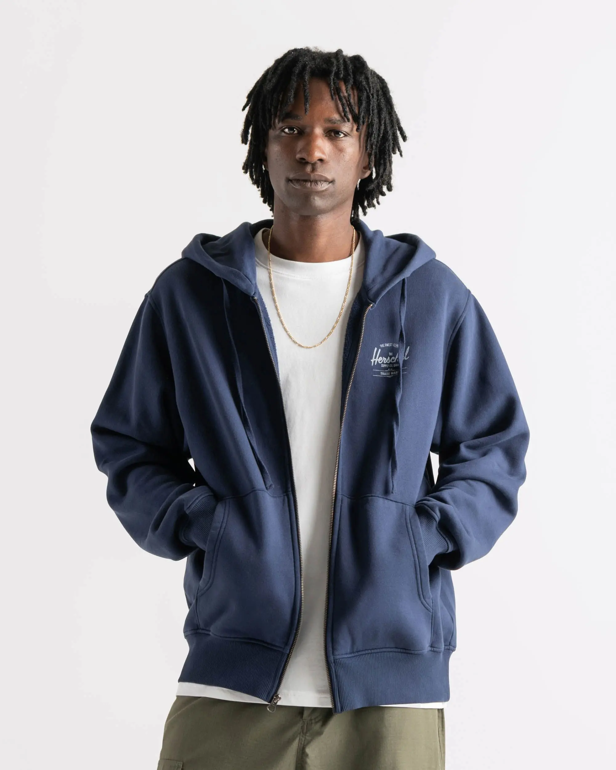 Basic Zip Hoodie | Men's