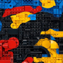 Sac à dos Herschel Heritage LEGO® - 24L - Bricks abstraites